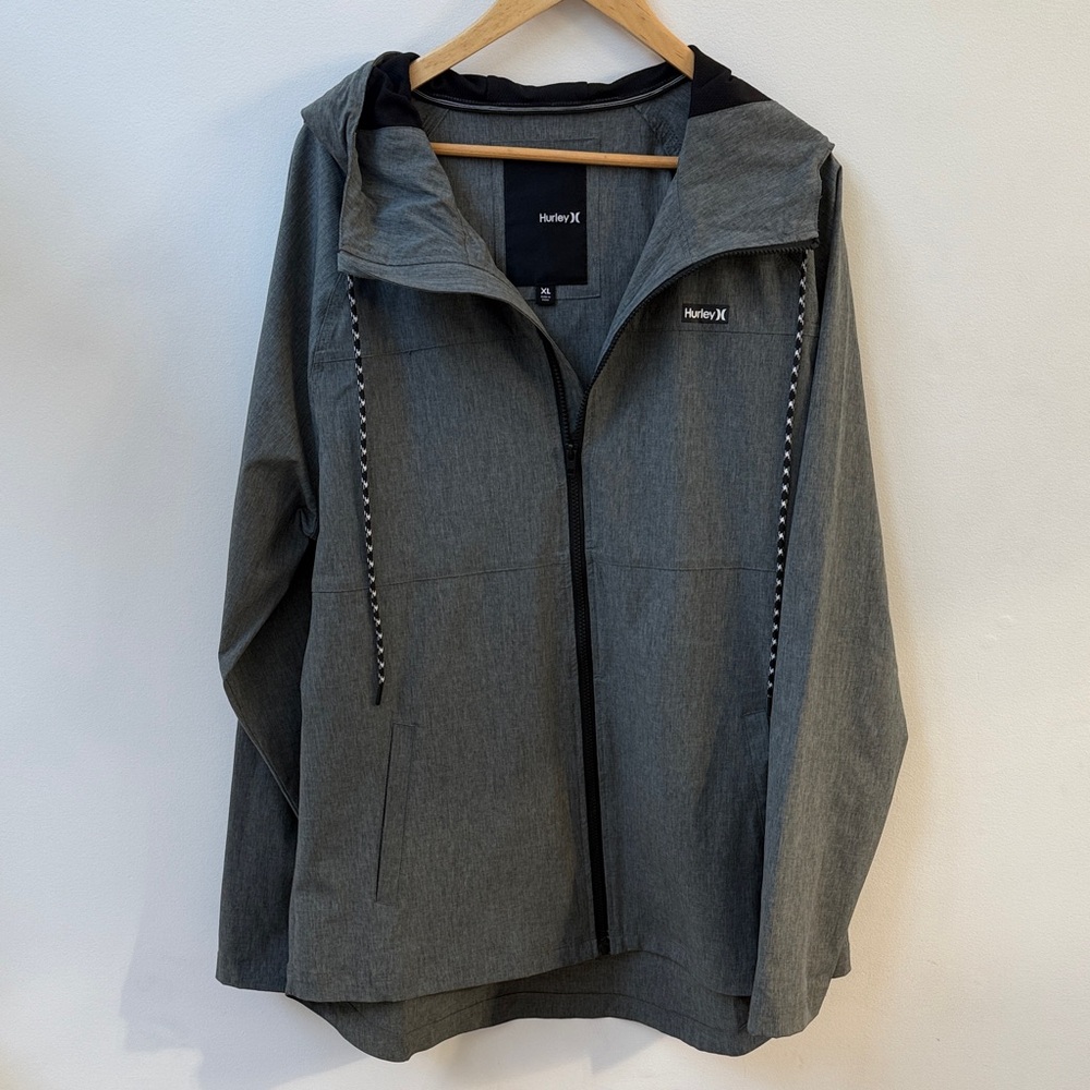 Men’s Hurley Charcoal Hooded Jacket